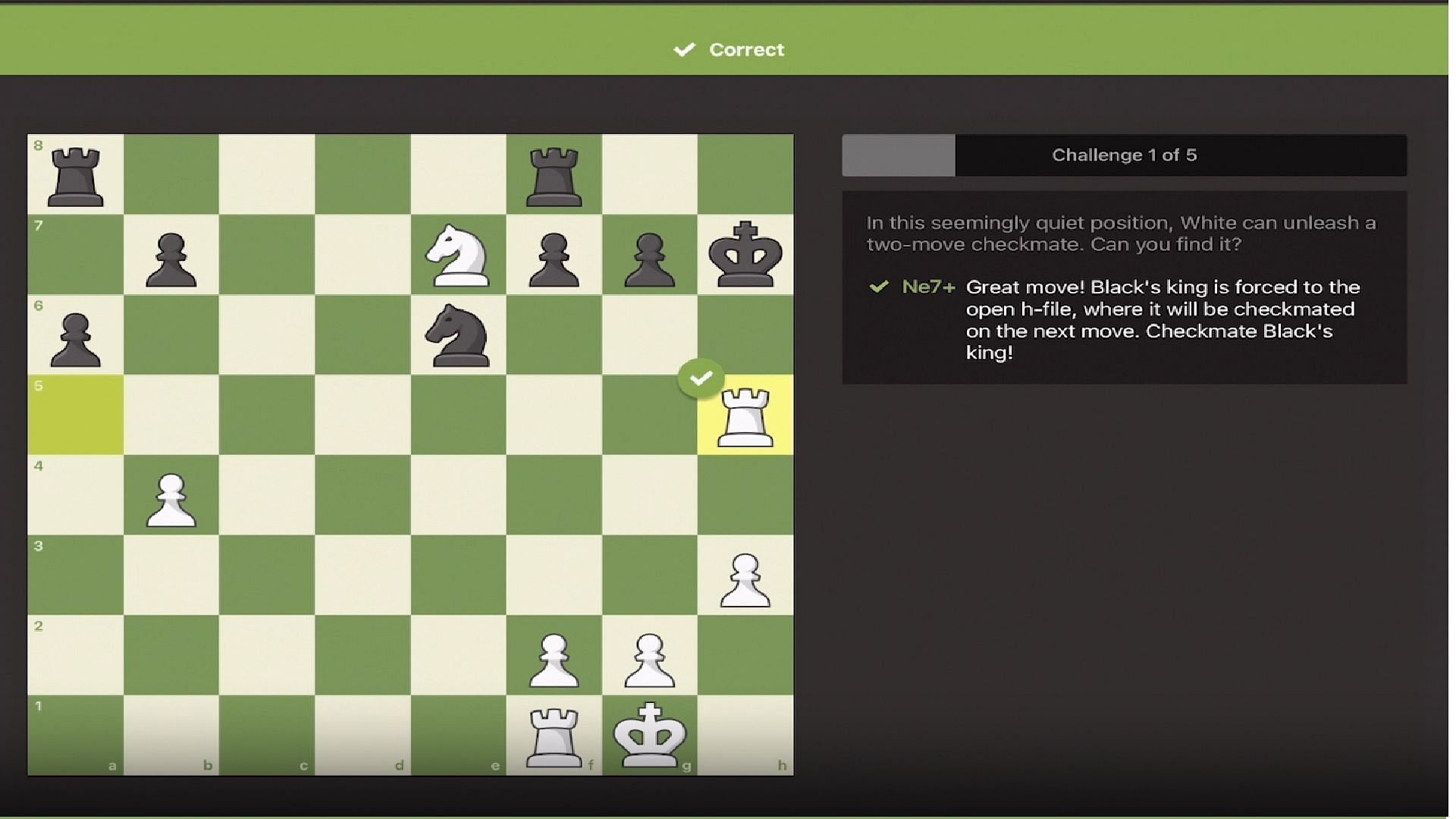 Chess- Play and Learn helps you become a master of the title (Image via Chess.com)